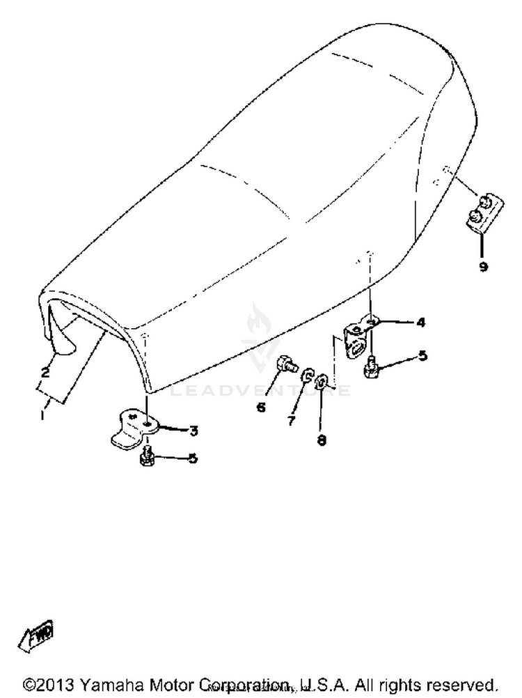 Seat XT500E - 1978 Schematic