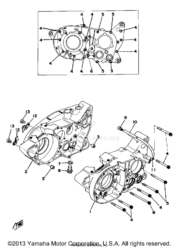 Crankcase Schematic