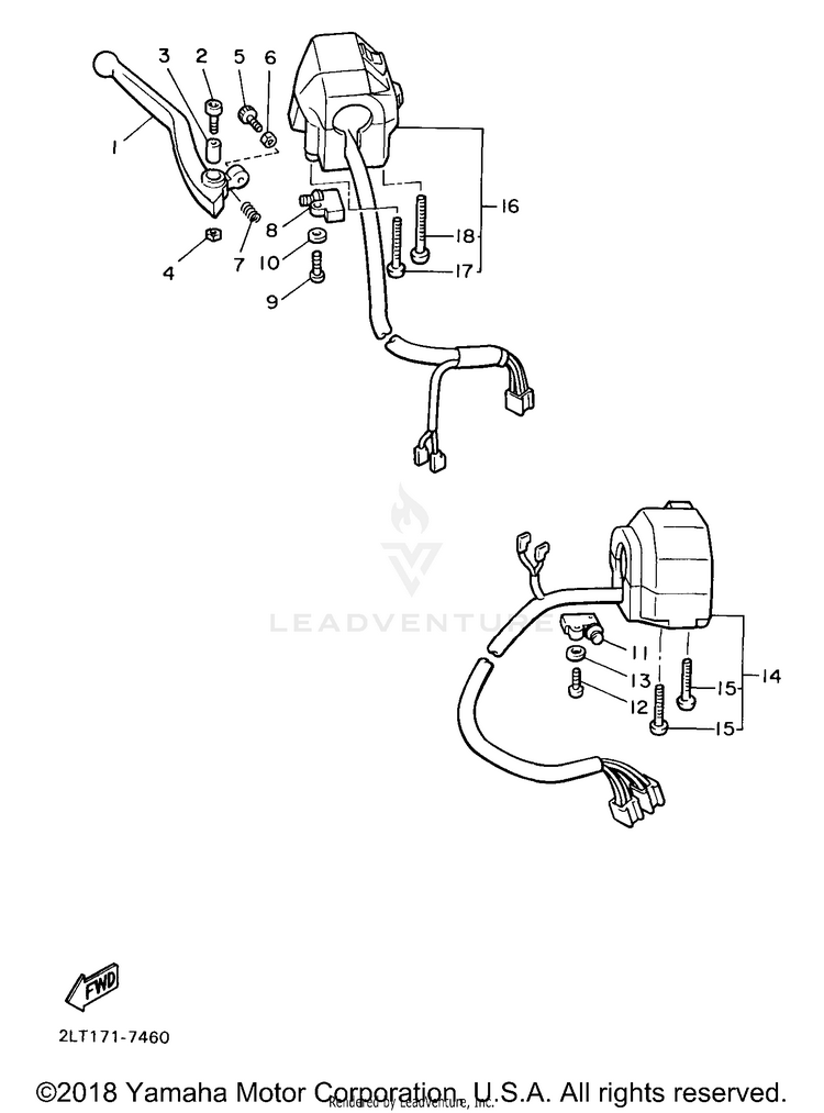 Handle Switch Lever Schematic