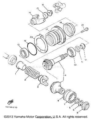 Middle Drive Gear Schematic