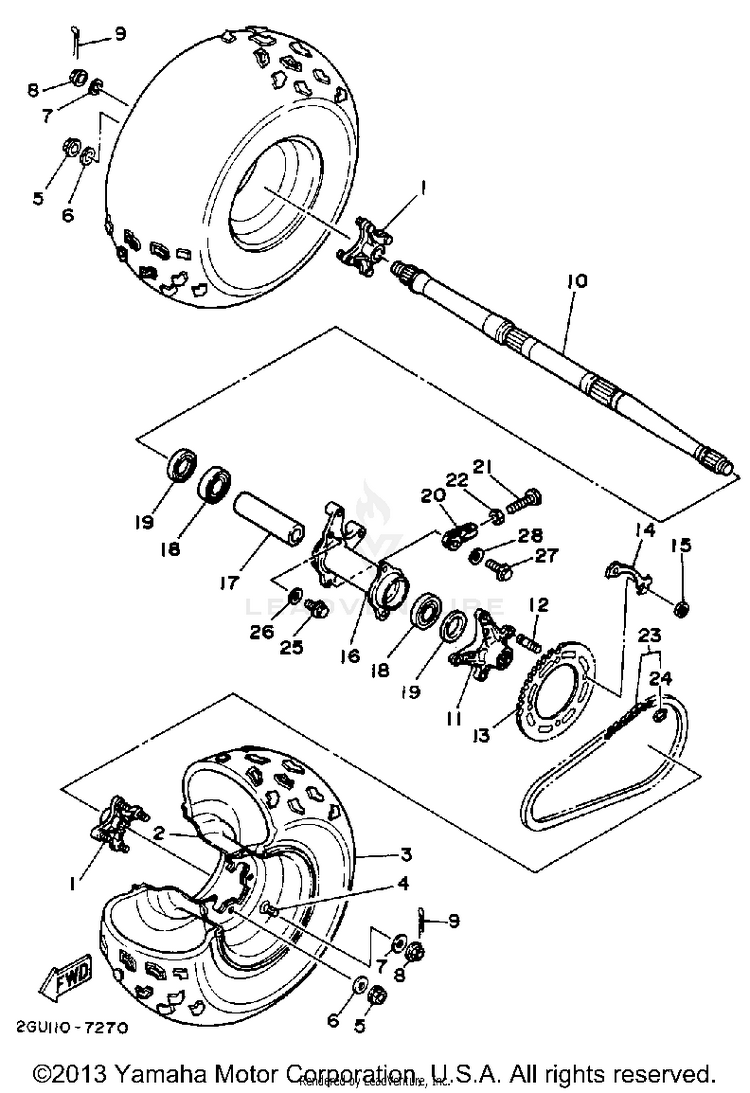 Rear Wheel Schematic