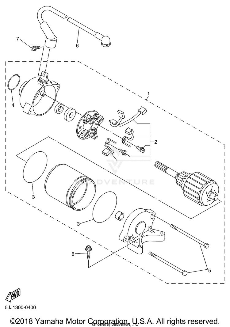 Starting Motor Schematic