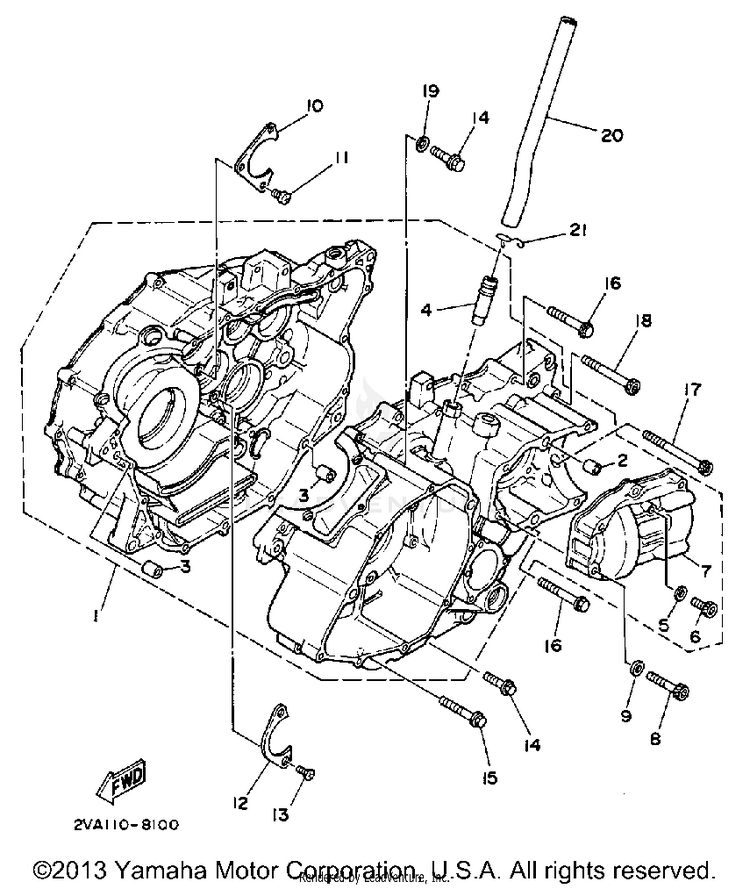 Crankcase Schematic