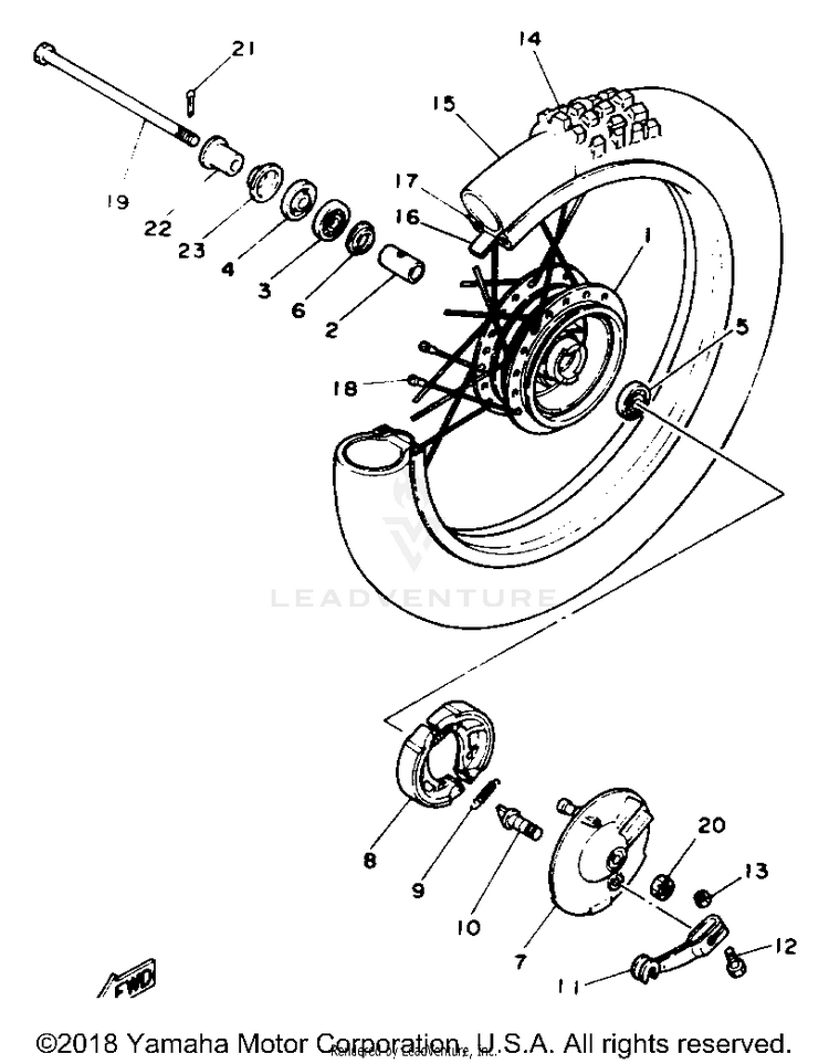 Front Wheel Schematic