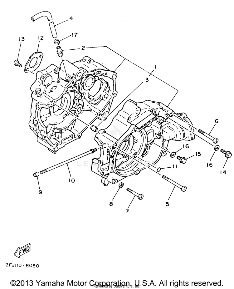 Crankcase Schematic