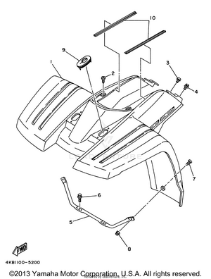 Front Fender Schematic