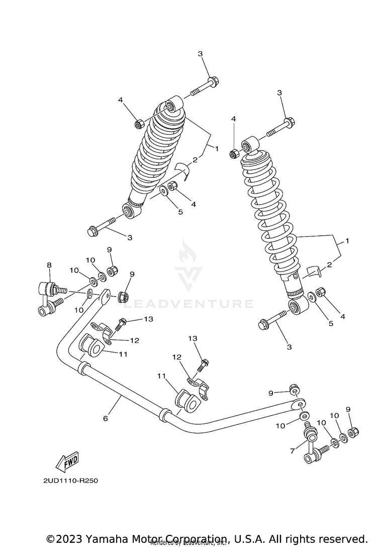 Rear Suspension Schematic