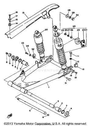 Rear Arm Suspension Schematic