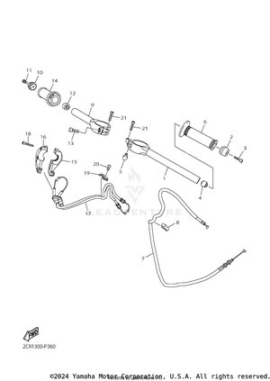 Steering Handle Cable Schematic