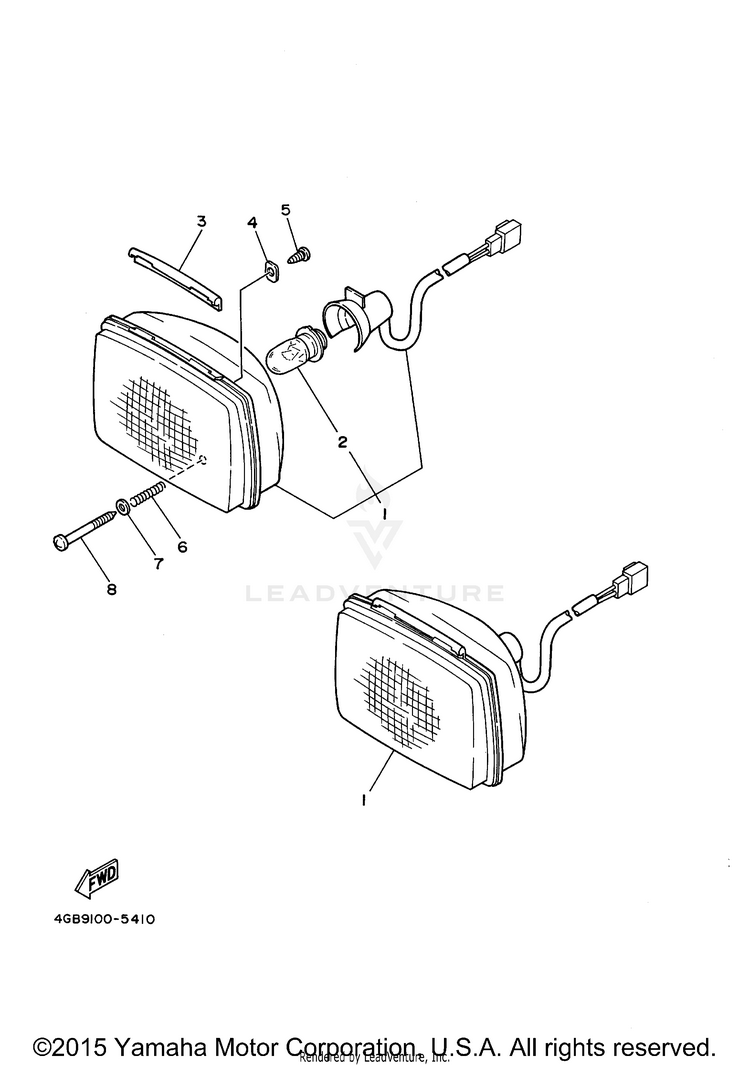 Headlight Schematic