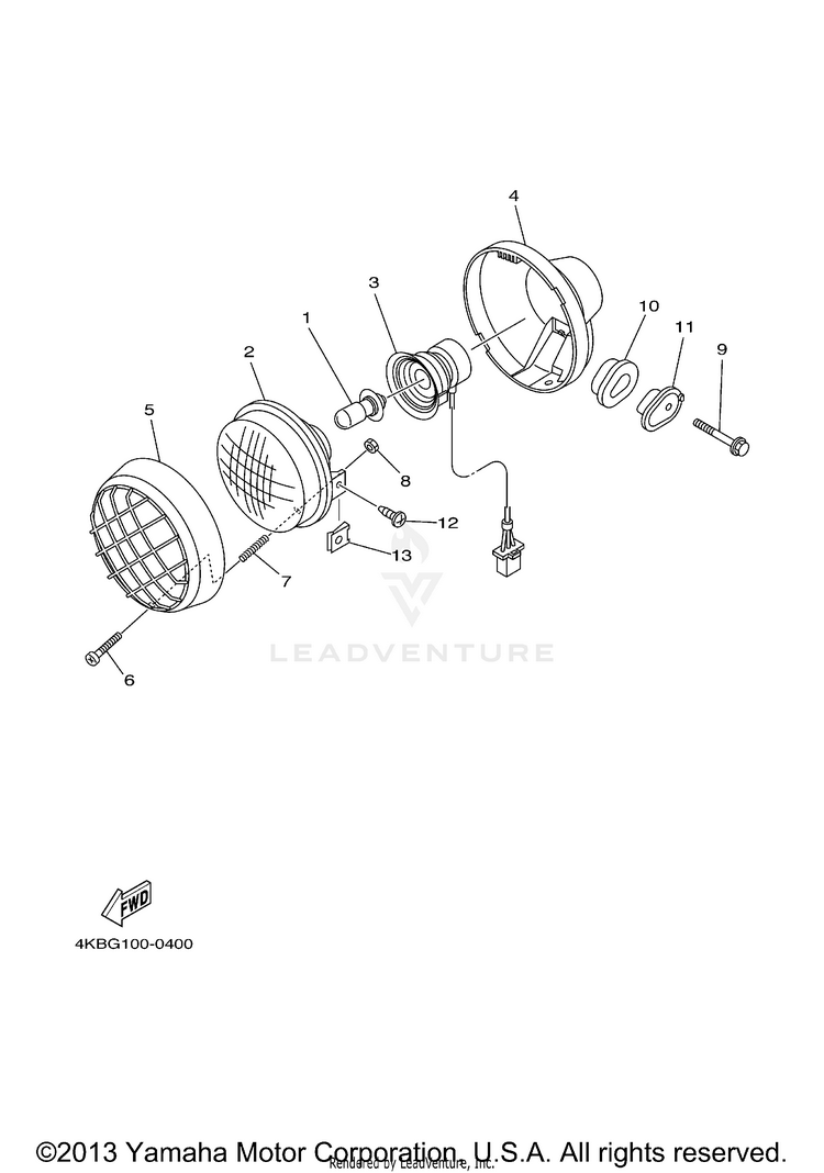 Headlight Schematic