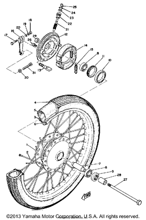 Front Wheel Schematic