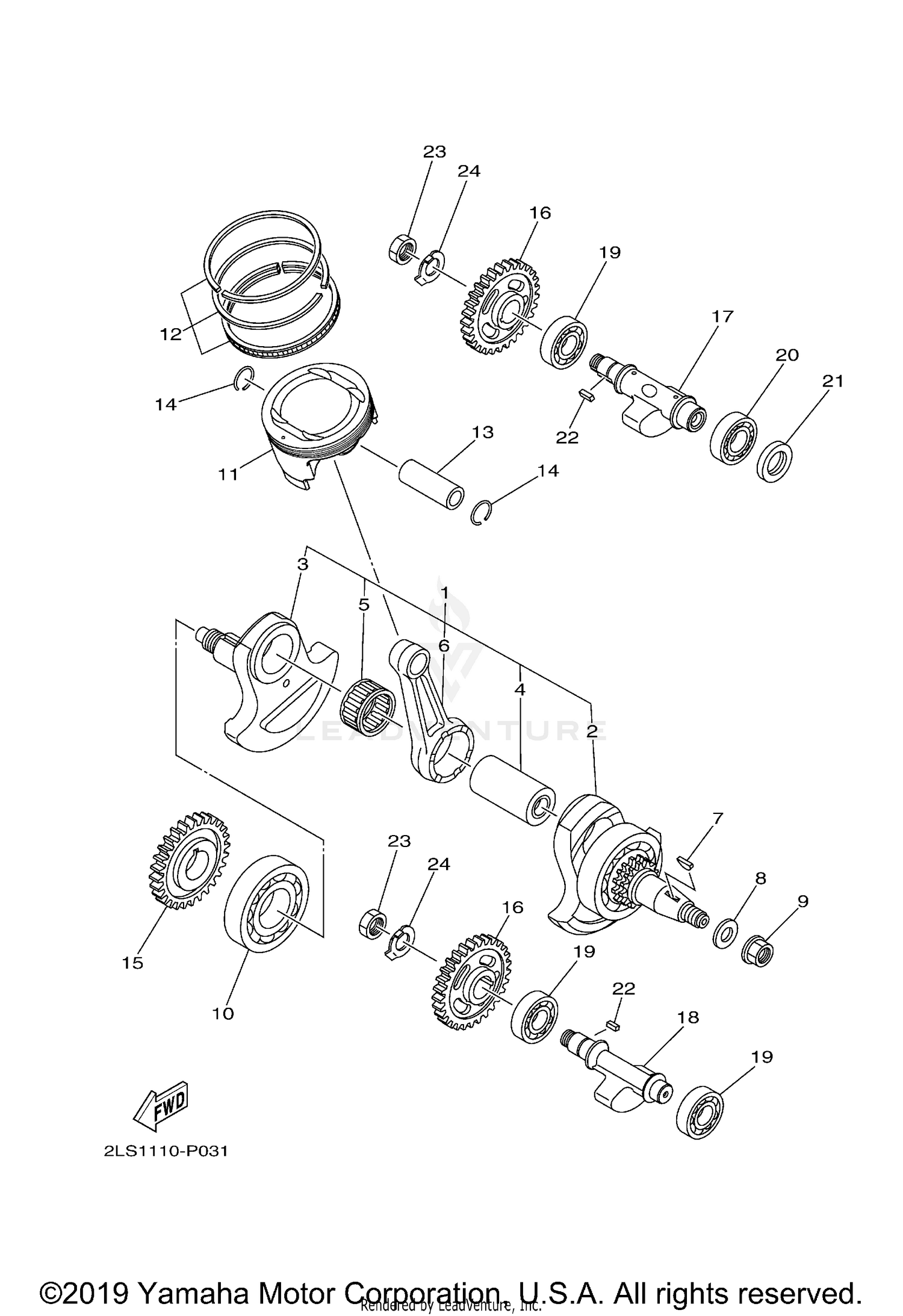 Oem Parts For A Yamaha Raptor 700r Yfm700r