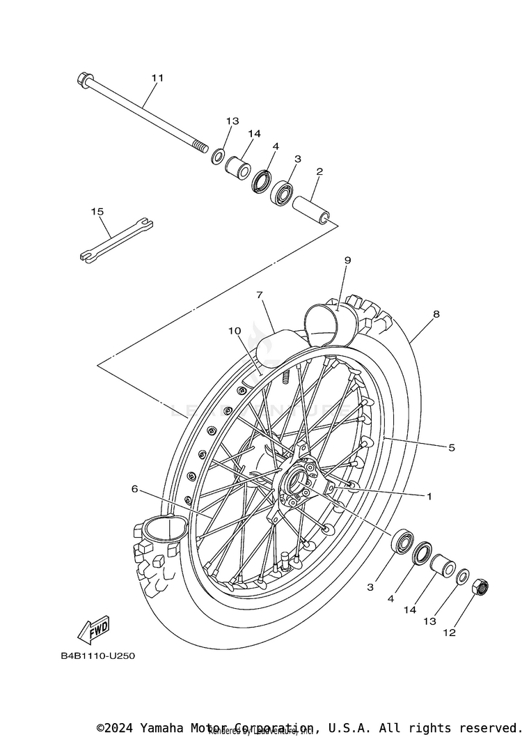 Front Wheel Schematic