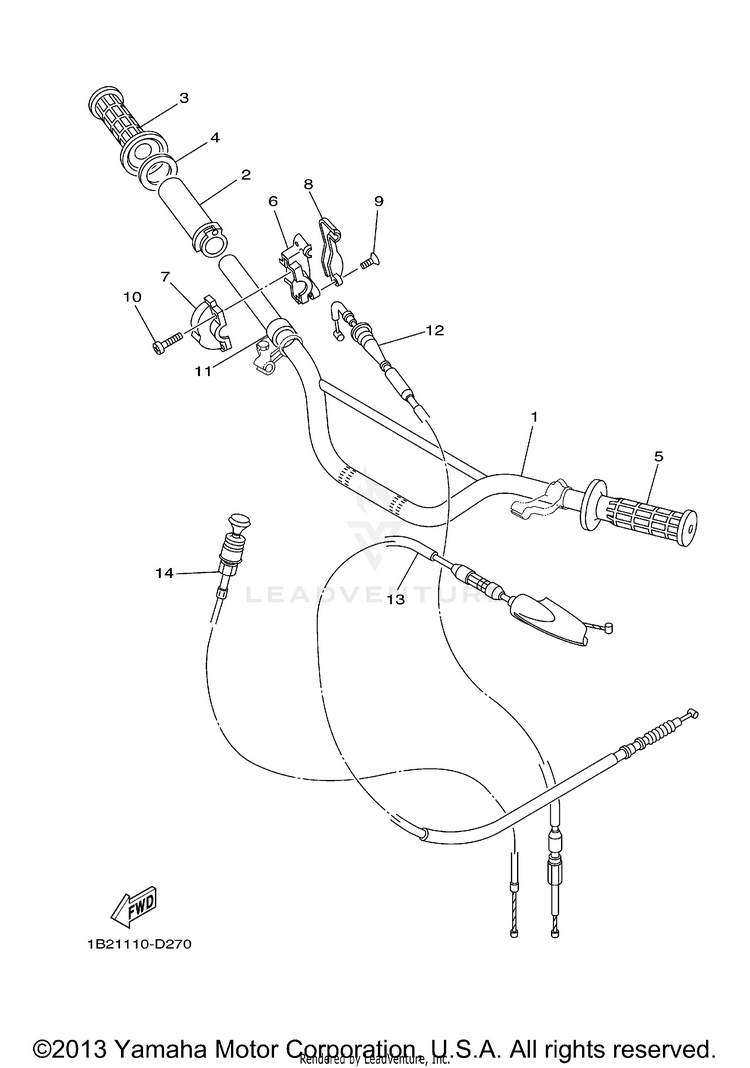 Steering Handle Cable Schematic