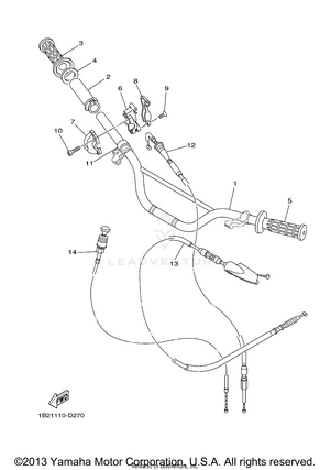 Steering Handle Cable Schematic