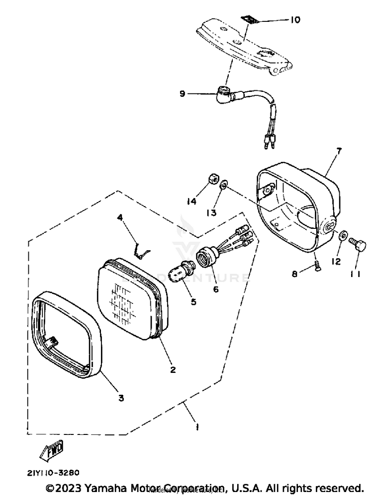 Headlight Schematic