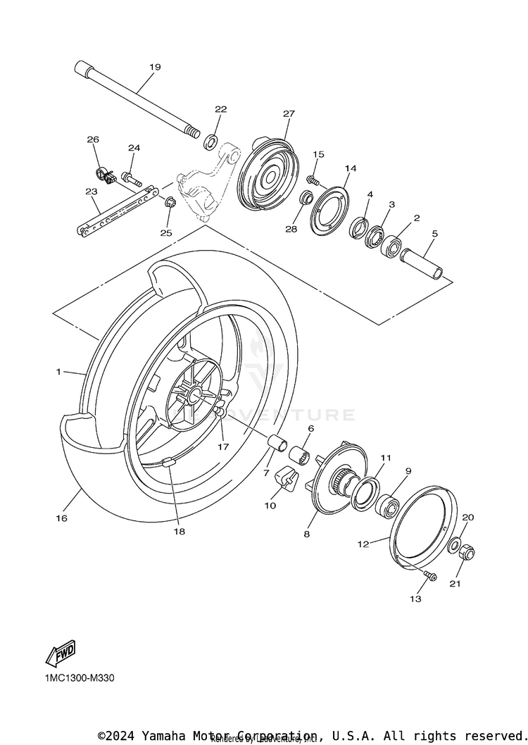 Rear Wheel Schematic