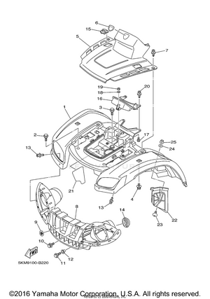 Front Fender Schematic