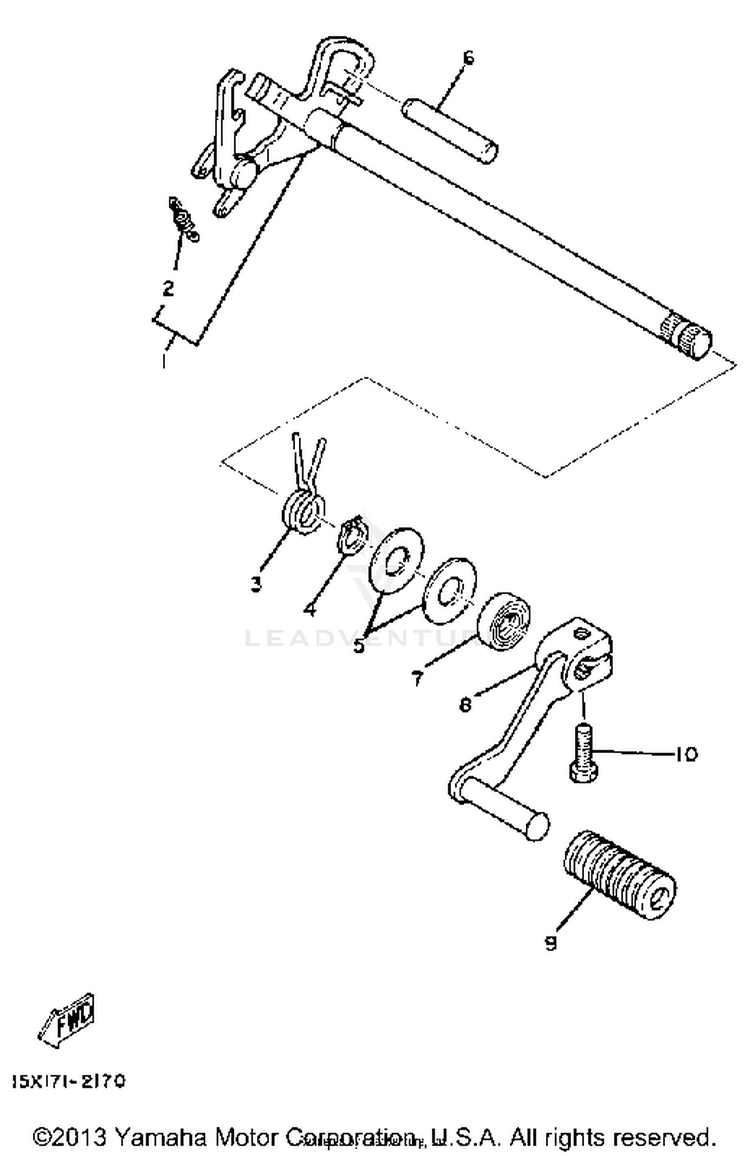 Shift Shaft Schematic