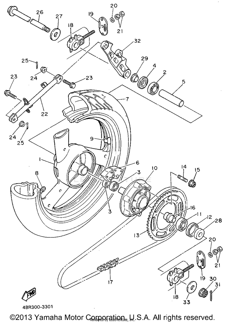 Rear Wheel Schematic