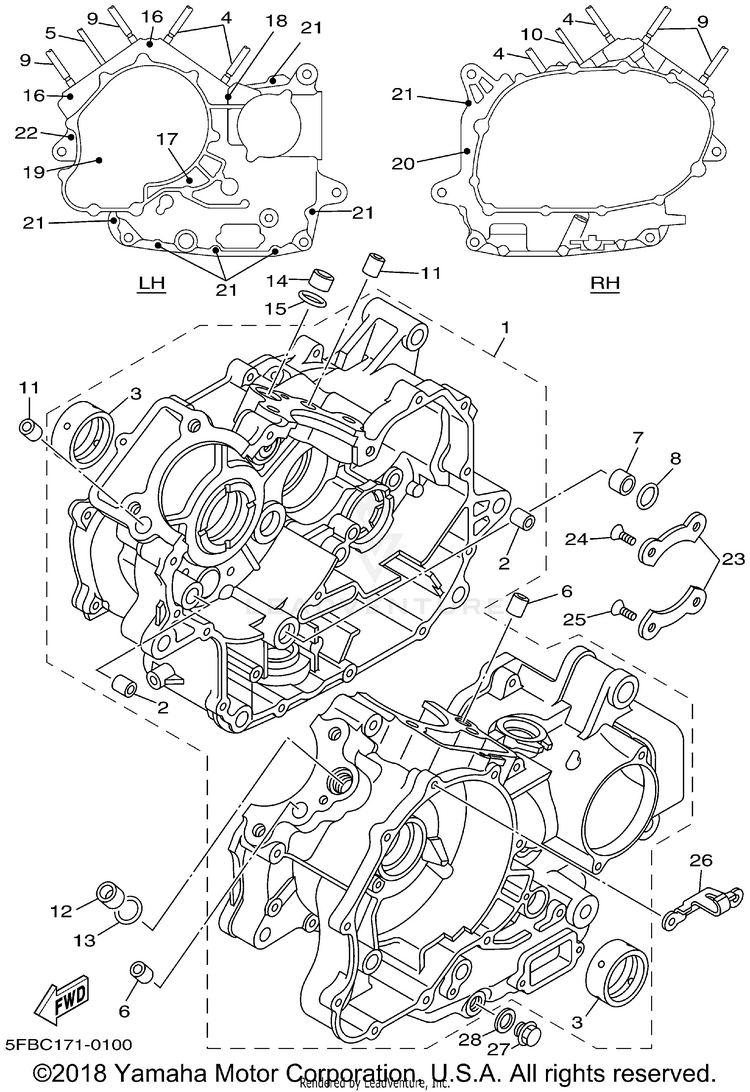 Crankcase Schematic