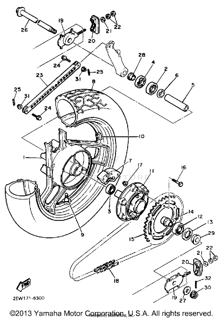 Rear Wheel Schematic