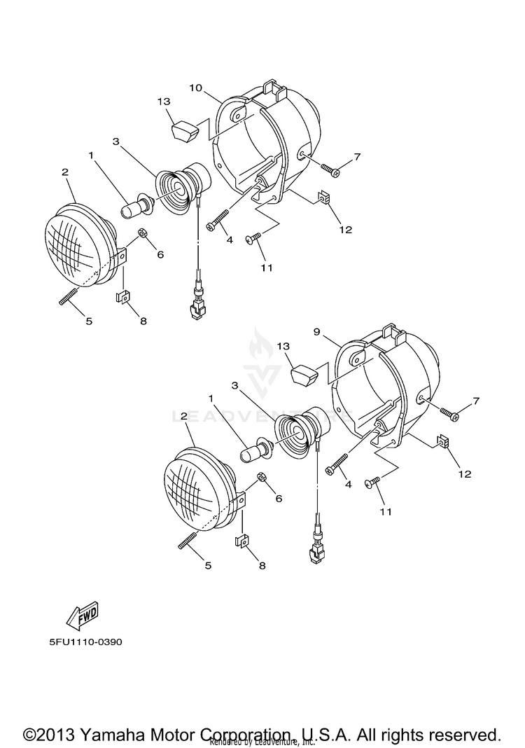 Headlight Schematic