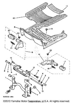 Stand-footrest Schematic