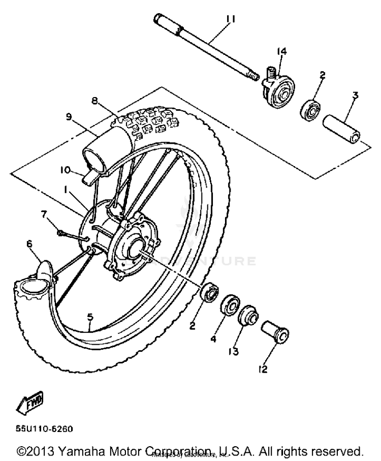 Front Wheel Schematic