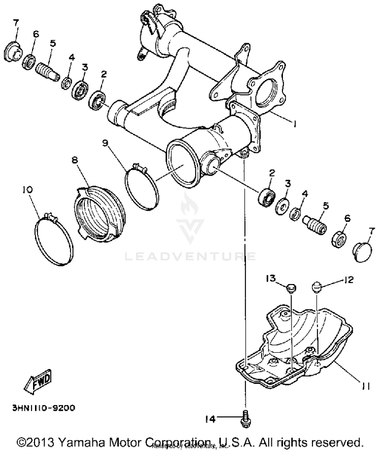 Swing Arm Schematic