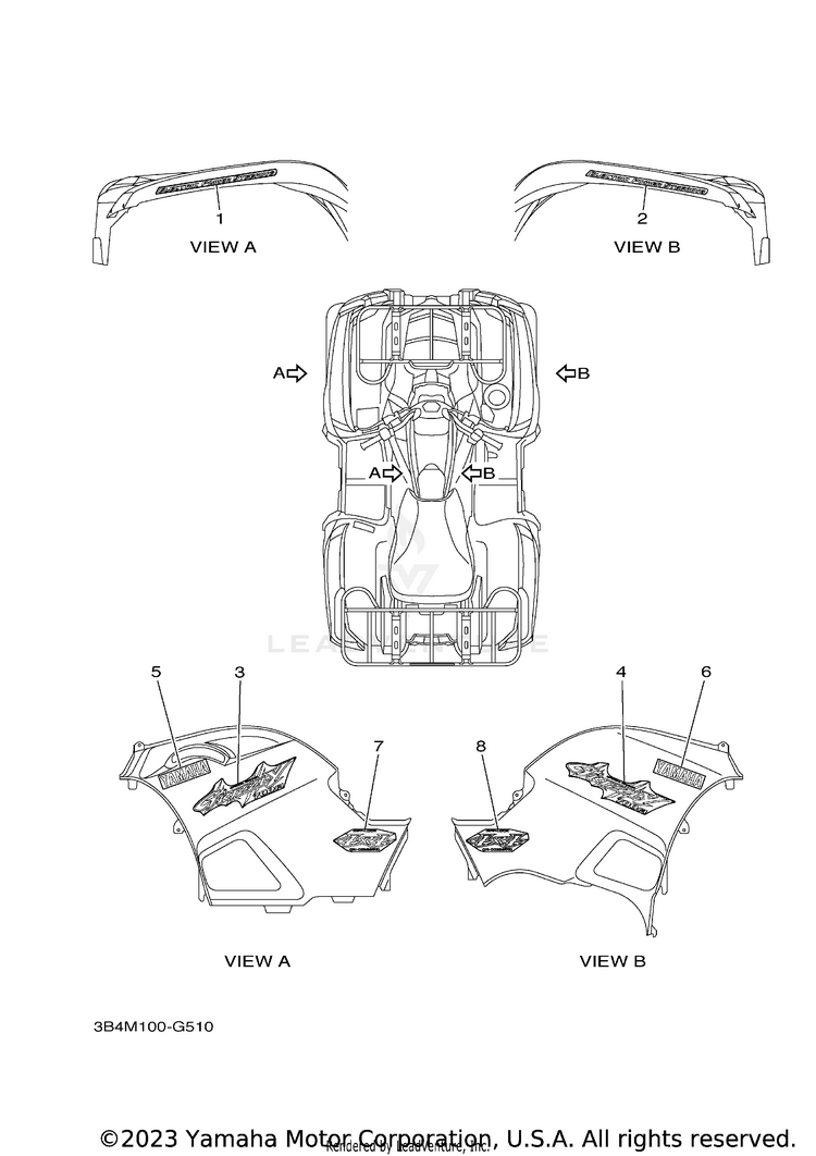 Graphics 700 FI  EPS 4WD SPECIAL EDITION - YFM7FGPSEZ - 2010 Schematic
