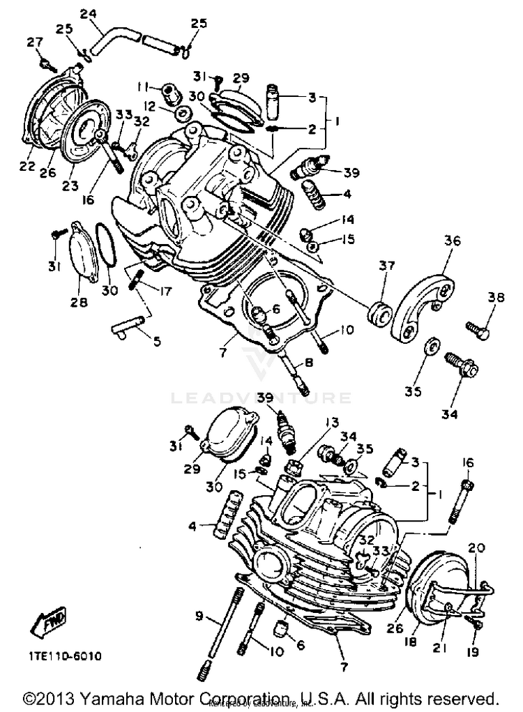 Cylinder Head Schematic