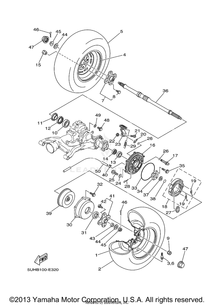 Rear Wheel Schematic