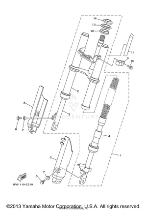 Front Fork Schematic
