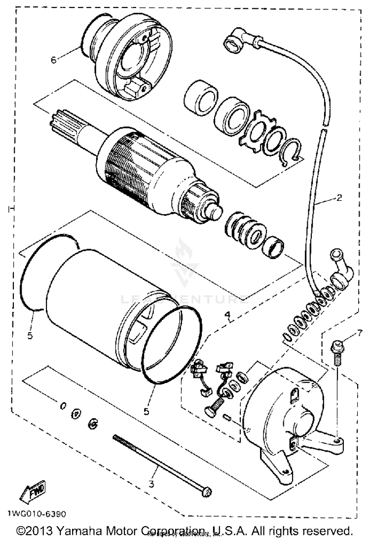 Starting Motor Schematic