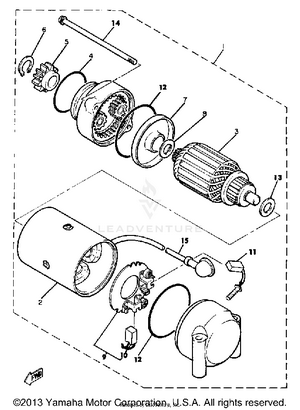 Starting Motor Schematic