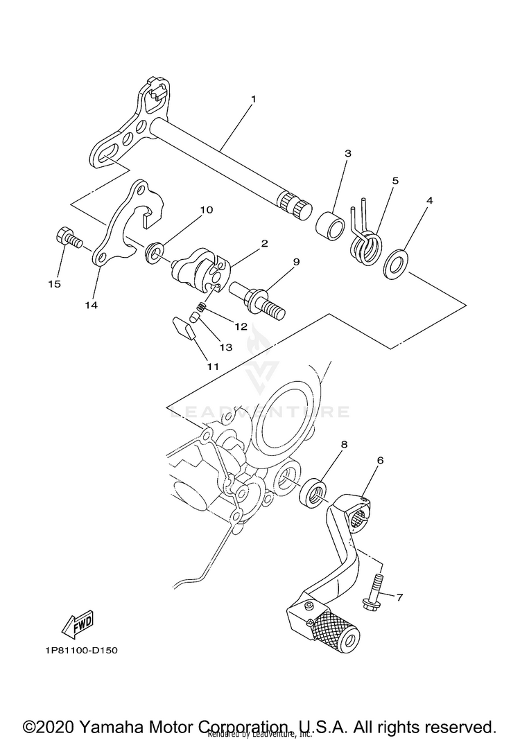 Shift Shaft Schematic