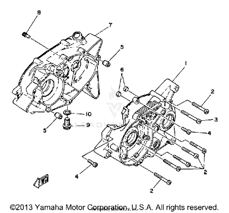 Crankcase Schematic
