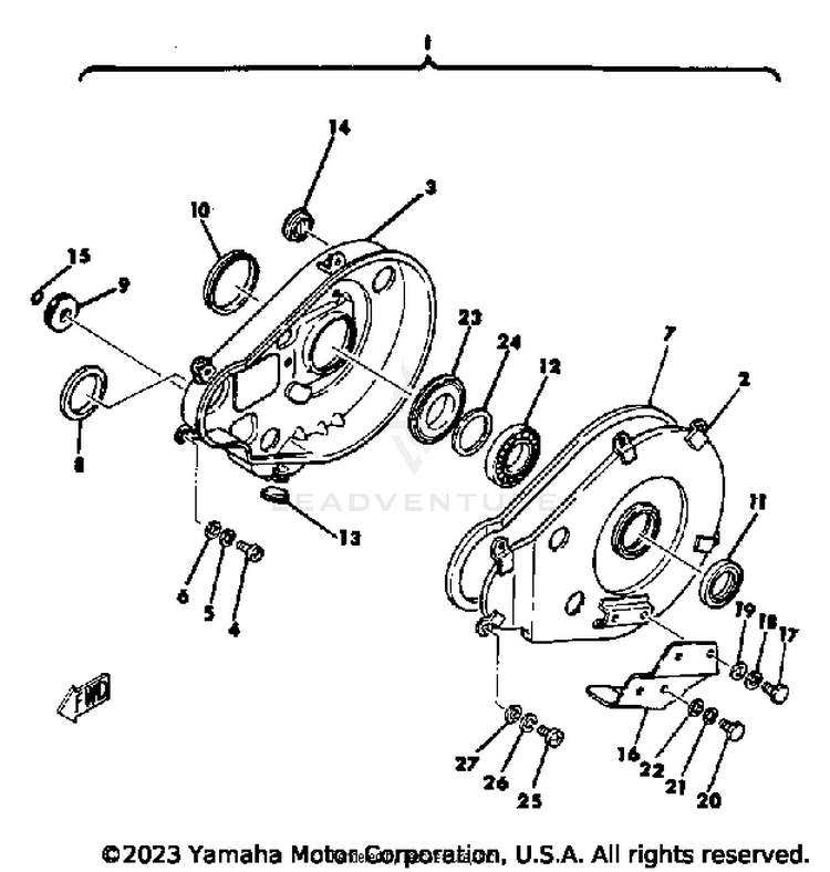 Chain Case Yt125h Schematic