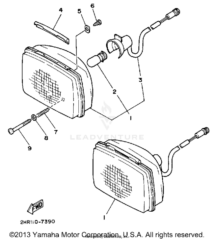Headlight Schematic