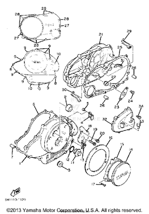 Crankcase Cover Schematic