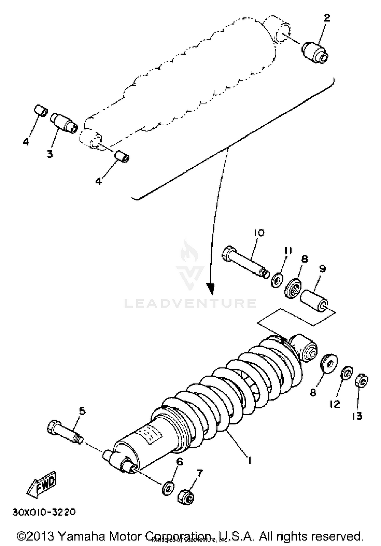 Rear Shocks Schematic