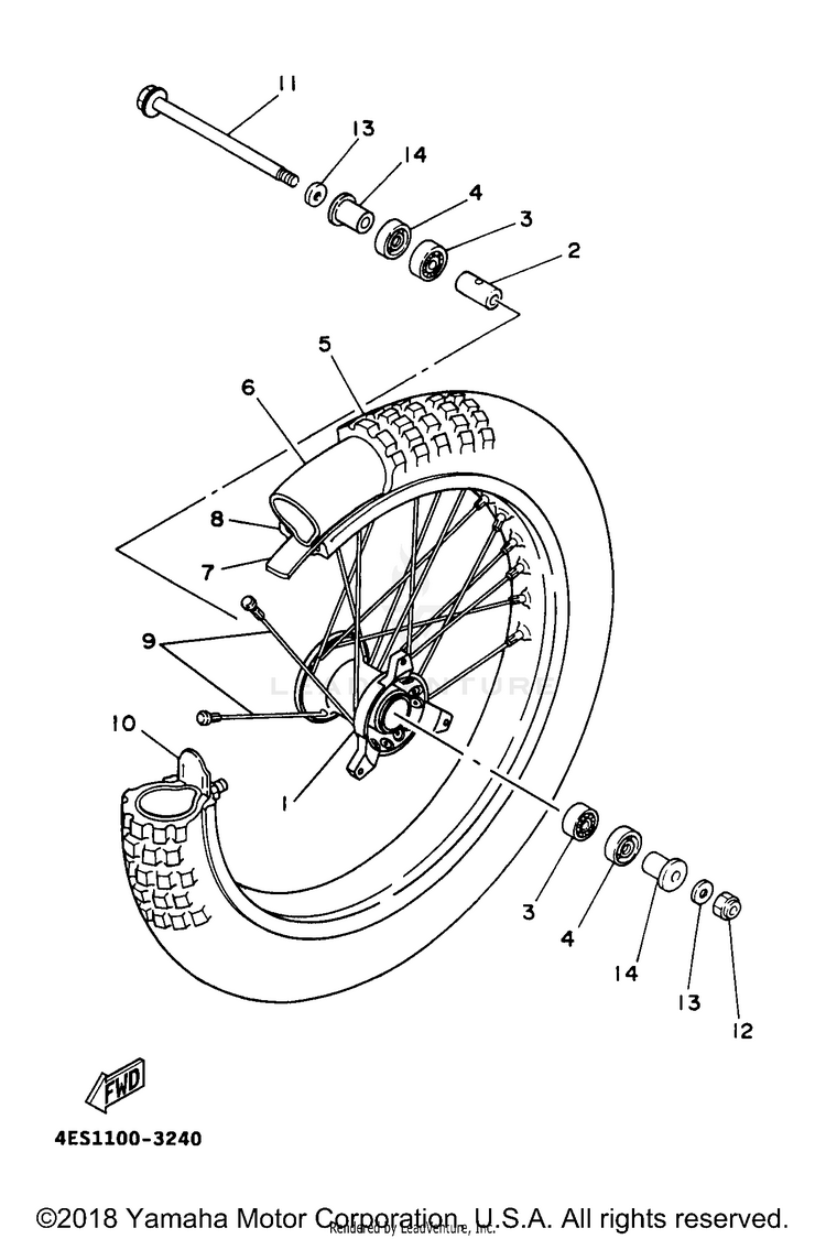 Front Wheel Schematic