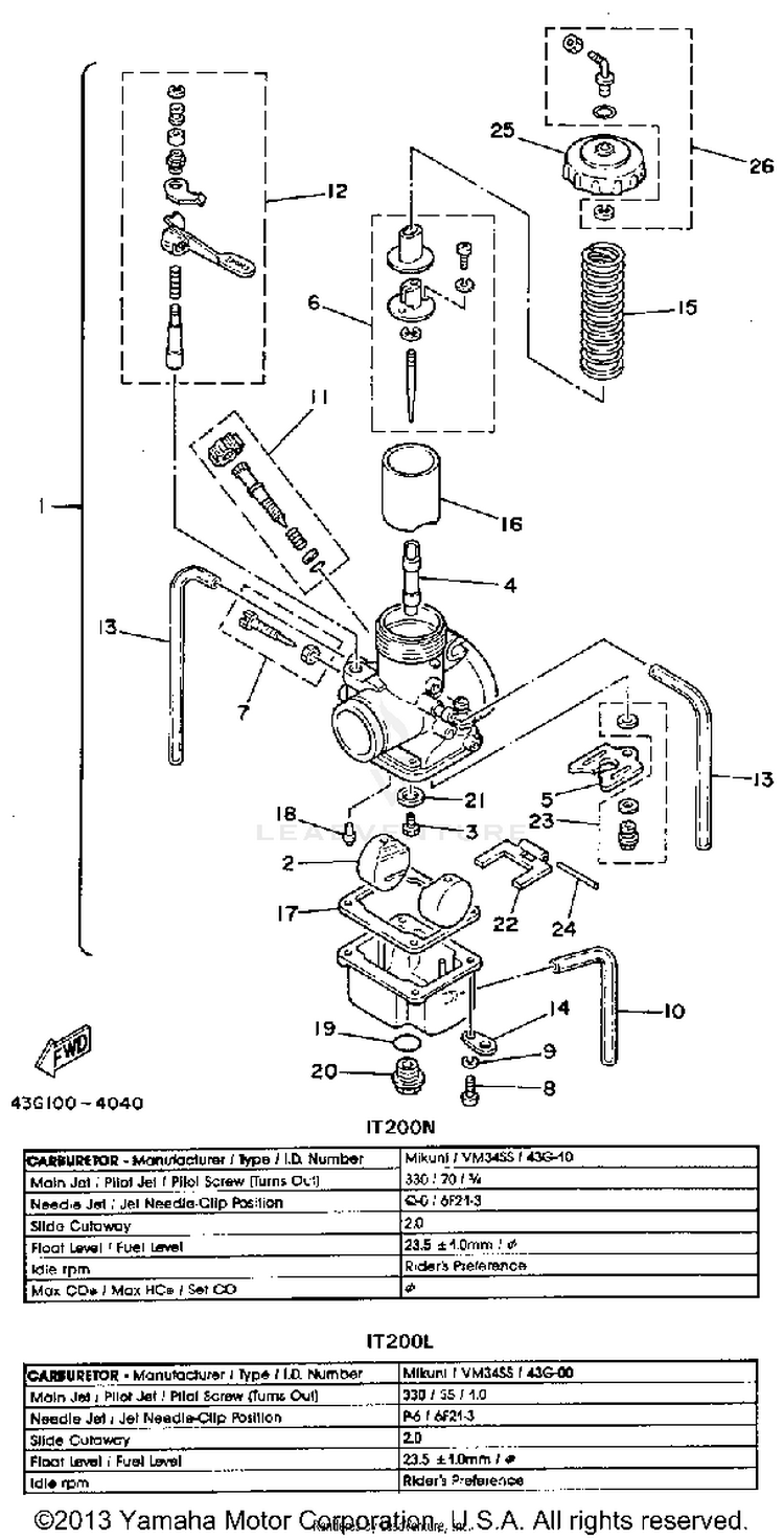 Carburetor Schematic