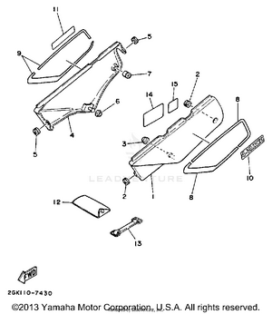 Side Cover Xt350tc Schematic