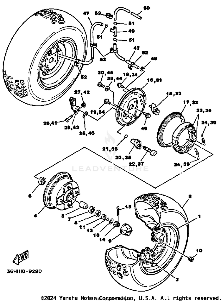 Front Wheel Schematic