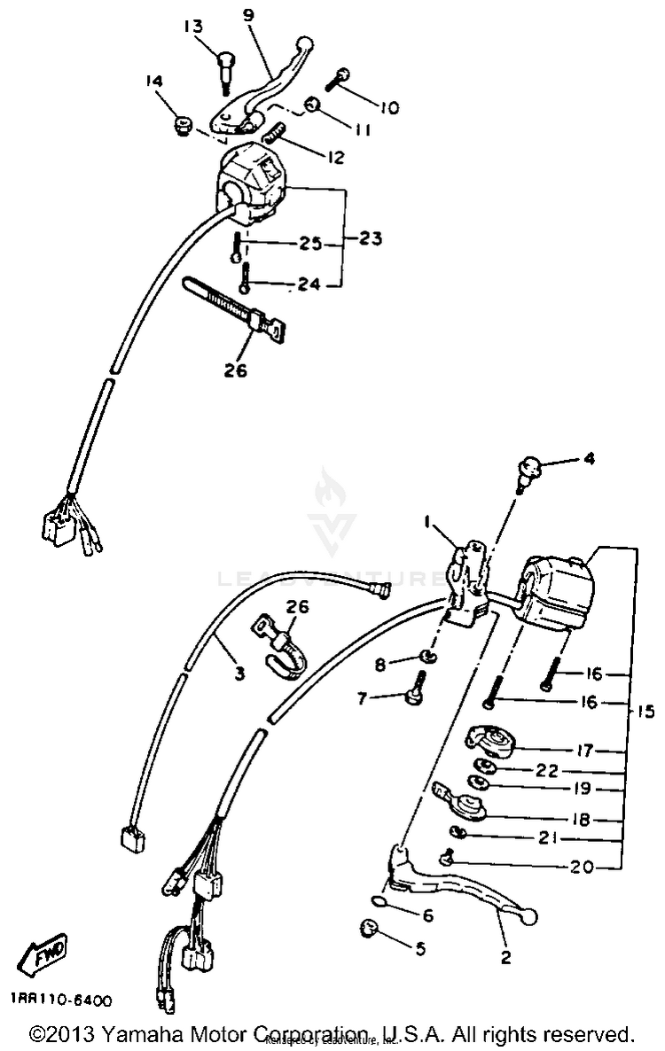 Handle Switch Lever Schematic
