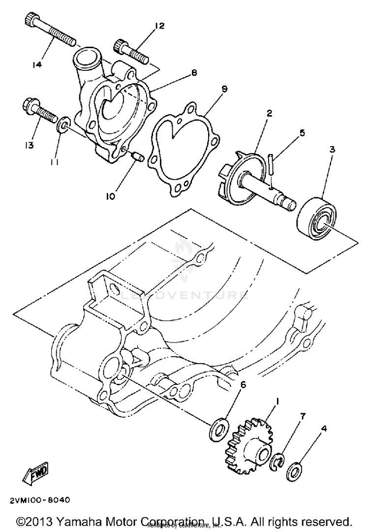 Water Pump Schematic