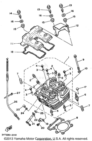 Cylinder Head Schematic